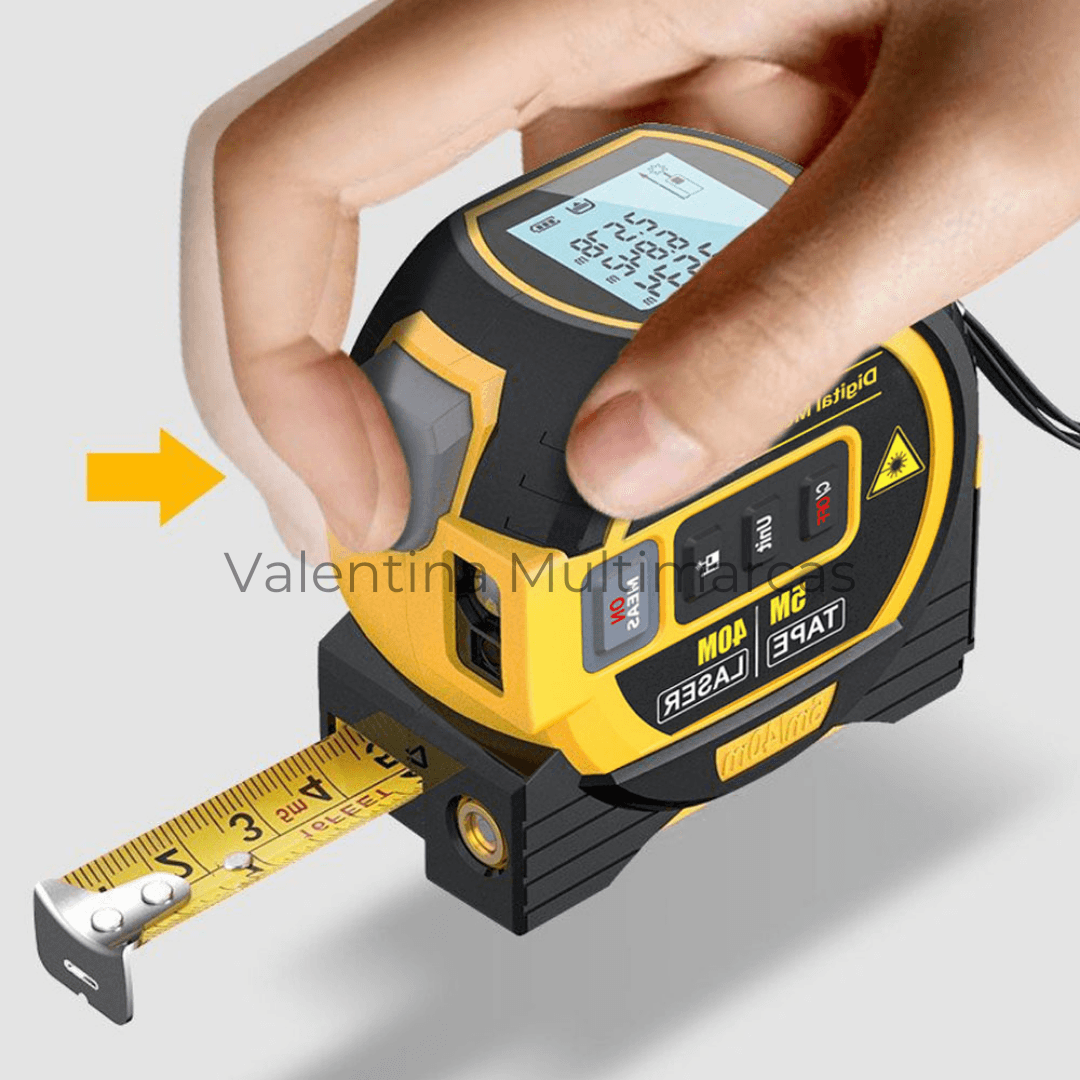 Fita a Laser e Nivelador Digital 3 em 1 - RR Ofertas