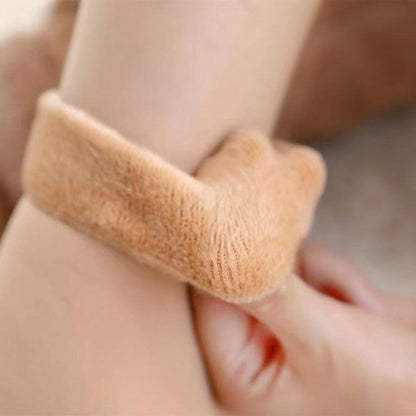 Men Women Socks Winter Warm Snow Socks Thickened Socks Add Velvet Solid Lolita Dew Ankle Bare Leg Happy Fun Harajuku Kawai Sox RR Ofertas