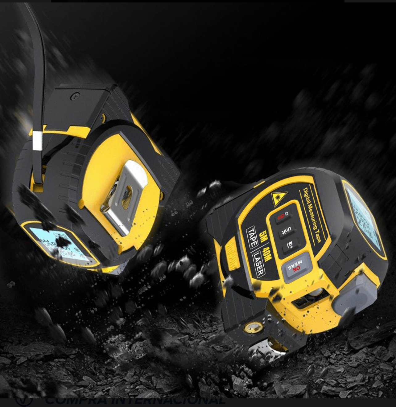 Fita a Laser e Nivelador Digital 3 em 1 - RR Ofertas