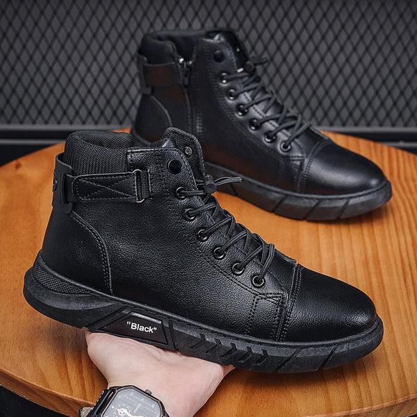 Bota de Couro - Costurada a Mão - RR Ofertas