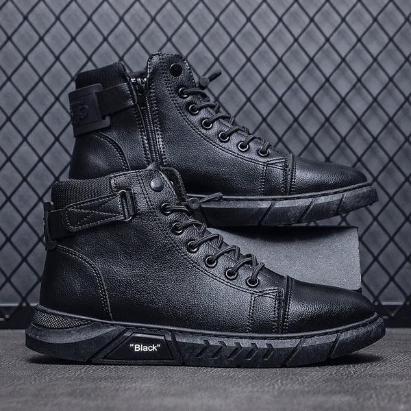 Bota de Couro - Costurada a Mão - RR Ofertas